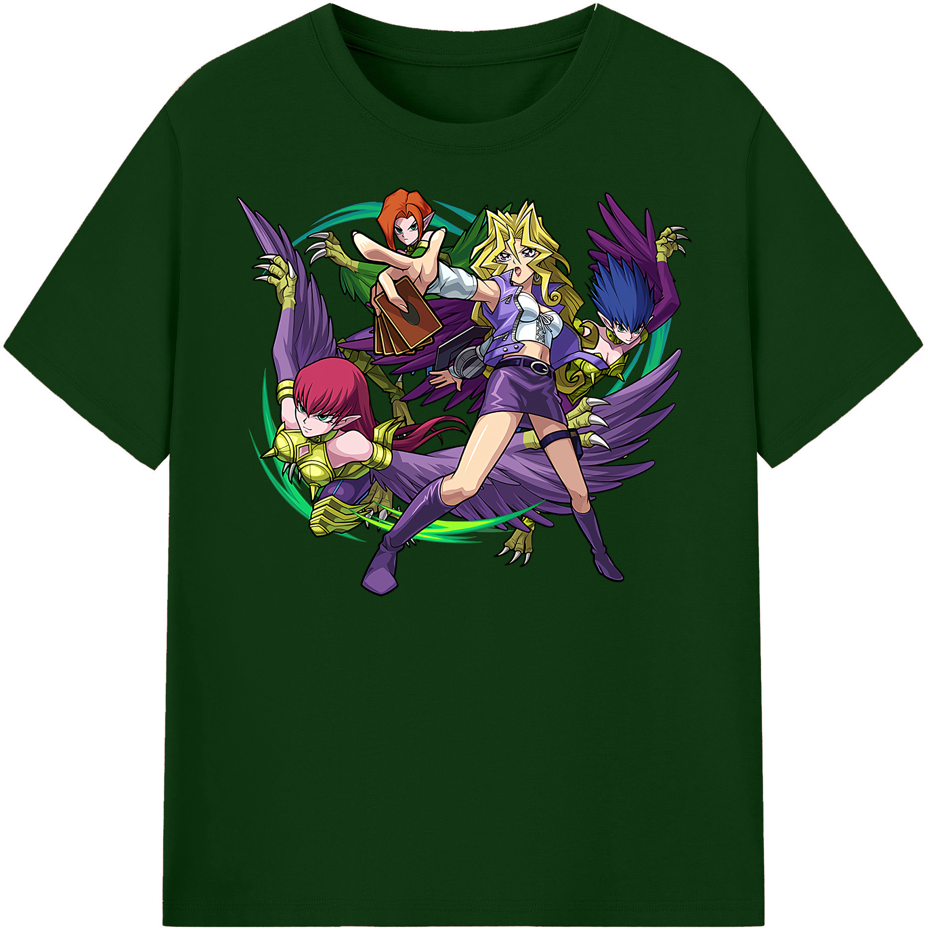 （画像用） 遊☆戯☆王 Yu-Gi-Oh! 綿100％半袖Tシャツ（フロントプリント）